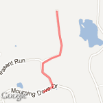 Finch lane and back route map