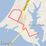 Solomon's Island route map