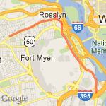 Clarendon Day 10K route map