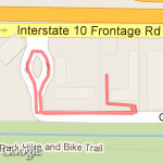 ESD 1 mile Loop route map