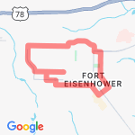 6 mile Gym 3 run route map