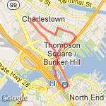 The two bridge route route map