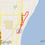 shorter green tree loop  route map