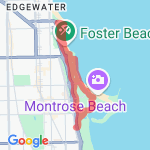 CJ and Kristin Lake Path-North route map