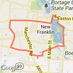 13 Miles from Home route map