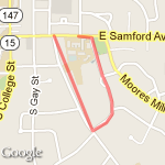 Time Trial #3 route map