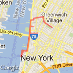 Strong Run route map