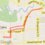 Del Monte/Kirby route map