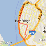Bay Ridge Shore Road Run route map