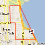 Lake Shore Drive's Leukemia Lace Up route map