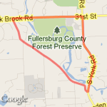 Oak Brook 5K Fun Run route map