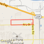 North Streets route map