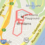 all over mt.a route map