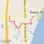 In the Woods route map