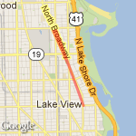 PRIDE Foot Parade route map