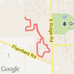 2.16 miles route map