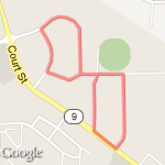 2-mile walk route map