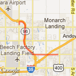 Andover 5 Mi route map