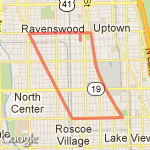 Clark / Lincoln Ave Loop route map