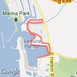 Harbor Run route map