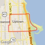 Foster / Montrose Beach Loop route map