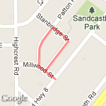 Thursday, August 2, 2012 route map