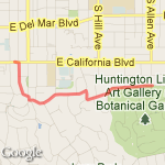 Barefoot 1 route map