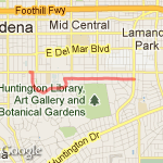 Sierra Madre route map