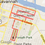 9 miles downtown route map