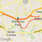 Ballston 6 route map