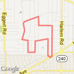 2.76 Miles route map