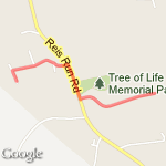 Franklin ridge 1.54 round trip route map