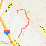 Heritage route 2.53 round trip  route map