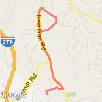 Clover Hill 3.07 round trip route map