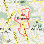 10k from Home route map