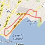 Coastal 5K option 3 route map