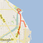 Gilson to Lighthouse route map