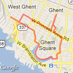 Orapax with a detour route map