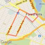 Continental route map