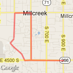 3.46 miles route map