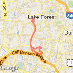 8.11+ mile route map