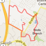 5M Trail and Roads route map