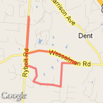 3 mile embarassing  route map