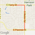 4 mi Webb Out & Back route map