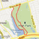 West Road to Queensway route map