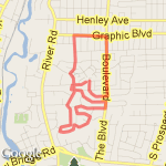 5k alternate route route map