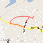 Almost perfect mile route map