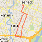 five miles route map