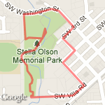 RUN FOR JEN route map