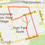 5.17 k High Park Street Route route map